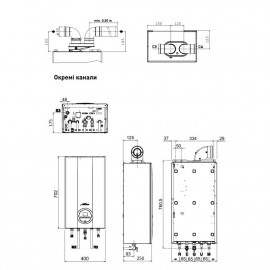 Котел газовый Sime Brava Slim HE 25 T ErP 26 кВт одноконтурный