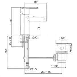 Смеситель для биде Bianchi Heaven BIDHEV2003IMCRM