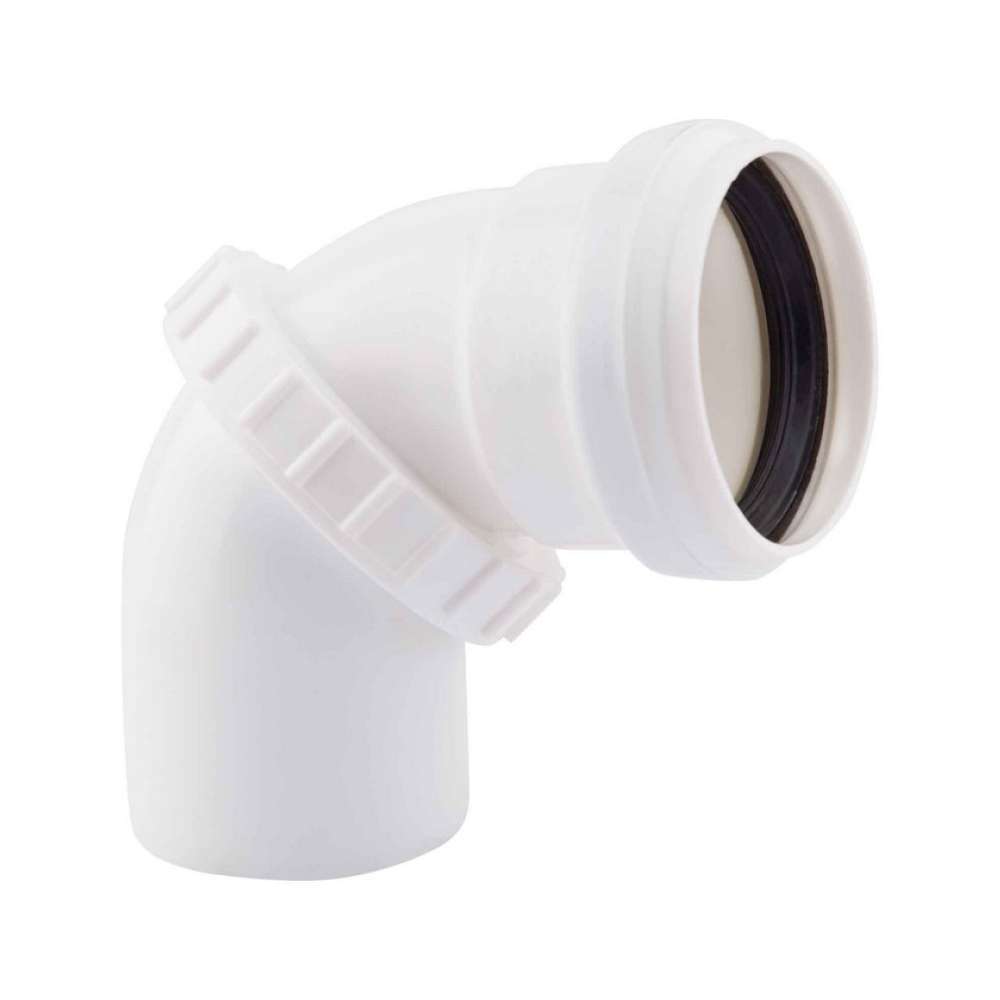 Колено канализационное TA Sewage 110 универсальное