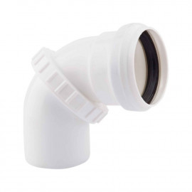 Колено канализационное TA Sewage 110 универсальное