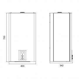 Котел газовый Daylux ECO 24 кВт двухконтурный