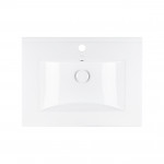 Раковина Qtap Albatross 600х460х180 White с донным клапаном QT01113060CW