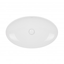 Раковина-чаша Qtap Dove 680х420х120 White с донным клапаном QT0611K160W