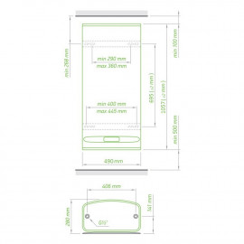 Водонагреватель Tesy BelliSlimo 65 л, мокрый ТЭН 2,2 кВт (GCR802722E31EC) 304552