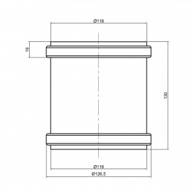 Муфта PPR канализационная TA Sewage 110