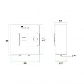 Водонагреватель электрический Thermo Alliance 15 л над мойкой вертикальный, мокрый ТЭН 1,5 кВт SF15X15N