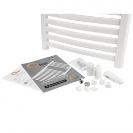 Полотенцесушитель водяной Qtap Dias (WHI) P21 1200x600 HY