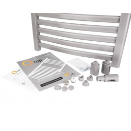 Полотенцесушитель водяной Qtap Dias (SIL) P18 1000x600 HY