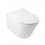 Унитаз подвесной Qtap Swan безободковый с сиденьем Soft-close QT16335178W