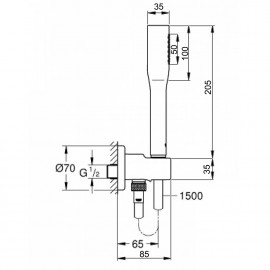 Душевой гарнитур Grohe Euphoria Cosmopolitan Stick 26404000