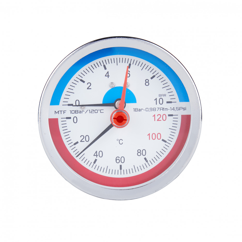 Термоманометр SD Plus 80 мм 1/2