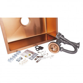 Кухонная мойка Imperial Handmade D5843BR 2.7/1.0 мм (IMPD5843BRPVDH10)