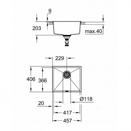 Кухонная мойка Grohe Sink K700 Undermount 31653AT0