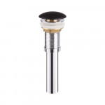 Донный клапан для раковины Qtap F009M 70х70х220 Matt black