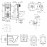 Комплект инсталляция Grohe Rapid SL 38722001 + унитаз с сиденьем Qtap Jay QT07335176W + набор для гигиенического душа со смесителем Grohe BauClassic 2904800S