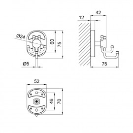 Крючок Lidz (CRM) 114.06.03