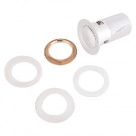 Донный клапан для раковины Lidz (CRM) 47 00 004 00 с переливом