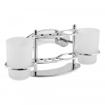 Стакан двойной Lidz (CRM) 114.08.11 с держателем зубных щеток