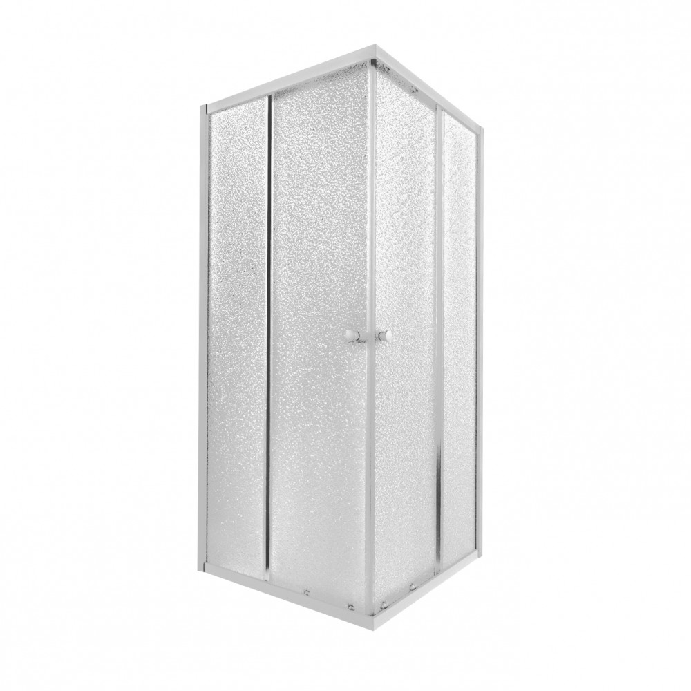 Душевая кабина Qtap Presto WHI1099SP5 90х90 см, стекло Pear 5 мм без поддона