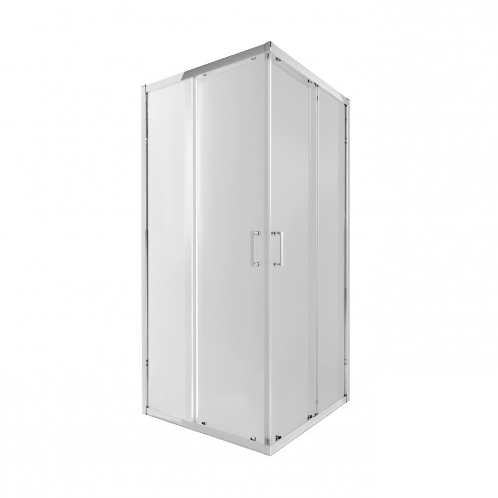 Душевая кабина Qtap Taurus CRM1099SC6 90х90 см, стекло Clear 6 мм покрытие CalcLess, без поддона