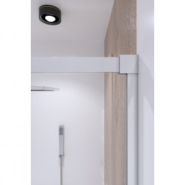 Душевая кабина Qtap Taurus CRM1099SC6 90х90 см, стекло Clear 6 мм покрытие CalcLess, без поддона