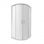 Душевая кабина Qtap Taurus CRM1011AC6 100х100 см, стекло Clear 6 мм покрытие CalcLess, без поддона