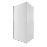 Душевая кабина Qtap Gemini CRM1018RC6 100х80 см, стекло Clear 6 мм, CalcLess, без поддона