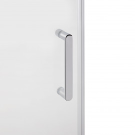 Душевая кабина Qtap Gemini CRM1018RC6 100х80 см, стекло Clear 6 мм, CalcLess, без поддона