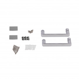 Душевая кабина Qtap Gemini CRM1018RC6 100х80 см, стекло Clear 6 мм, CalcLess, без поддона