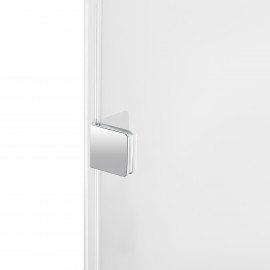 Душевая кабина Qtap Capricorn CRM1018RC6 100х80 см, стекло Clear 6 мм, CalcLess, без поддона