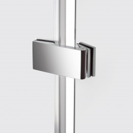 Душевая кабина Qtap Virgo CRM1099AC8 90х90 см, стекло Clear 8 мм покрытие CalcLess, без поддона