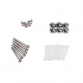 Душевая дверь в нишу Qtap Unifold CRM208.C4 78-81x185 см, стекло Clear 4 мм, покрытие CalcLess