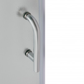 Душевая кабина Lidz Wawel SC100x80.SAT.LOW.FR, стекло Frost 5 мм