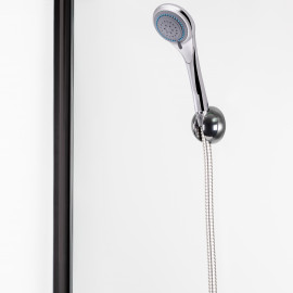 Гидромассажный бокс Lidz Majatek SBM100x100.BLA.HIGH.TR, стекло прозрачное 5 мм