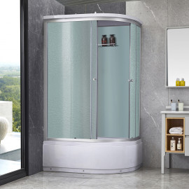 Гидромассажный бокс Lidz Tani SBM120x80L.SAT.HIGH.FR, стекло Frost 4мм