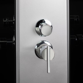 Гидромассажный бокс Lidz Tani SBM120x80L.SAT.HIGH.GR, стекло тонированное 4 мм