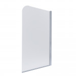 Штора на ванну Lidz Brama SS80x140R.CRM.FR стекло Frost 6 мм, правая