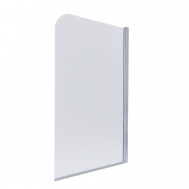 Штора на ванну Lidz Brama SS80x140R.CRM.FR стекло Frost 6 мм, правая