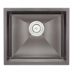 Кухонная мойка Qtap D4843BL 2.7/1.0 мм Black (QTD4843BLPVD2710)