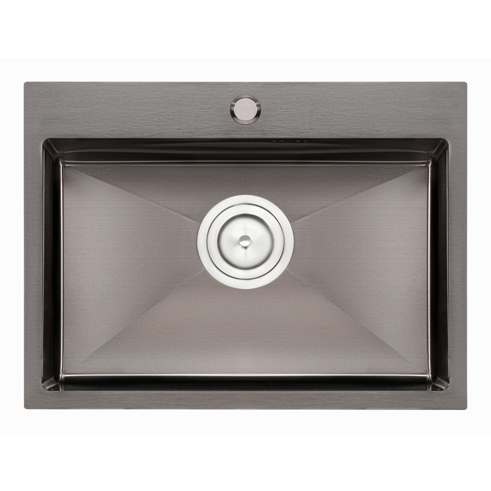 Кухонная мойка Qtap D5843BL 2.7/1.0 мм Black (QTD5843BLPVD10)