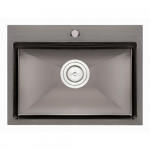 Кухонная мойка Qtap D5843BL 2.7/1.0 мм Black (QTD5843BLPVD10)