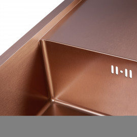 Кухонная мойка Qtap D7844BR 3.0/1.2 мм Bronze (QTD7844BRPVD12)