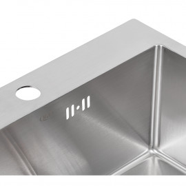 Кухонная мойка Qtap D5050 2.7/1.0 мм Satin (QTD505010)
