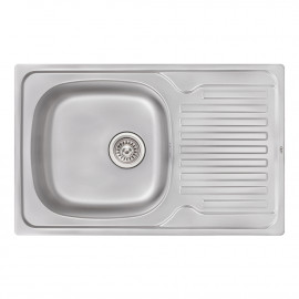 Кухонная мойка Qtap 7850 0,8 мм Satin (QT7850SAT08)