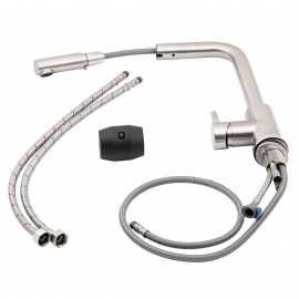 Смеситель для кухни Lidz (NKS) 12 32 015FL-13 с выдвижным изливом