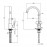 Смеситель для кухни Lidz (COL) 12 32 015F-8