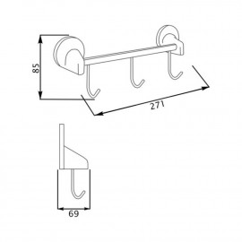 Крючок Lidz (CRM) 115.08.03