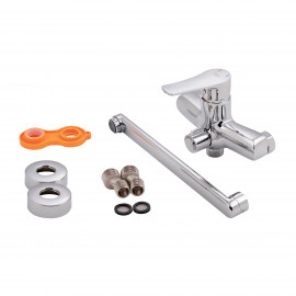 Смеситель для ванны Qtap Terezin 3224101GC