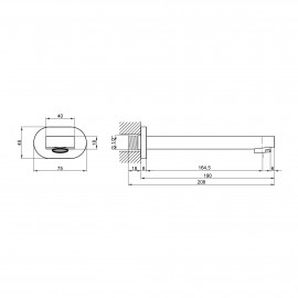 Излив Qtap Vytok 187OC