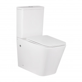 Унитаз-компакт Qtap Tern безободковый с сиденьем Soft-close QT17222093ARW